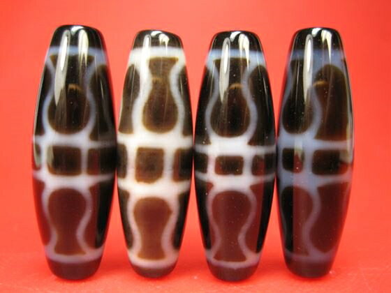 【チベット高級至純天珠】金剛杵天珠38×12mm