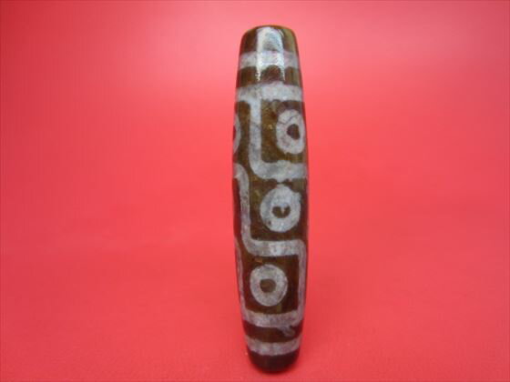 【九眼紅朱砂天珠】【一点物】