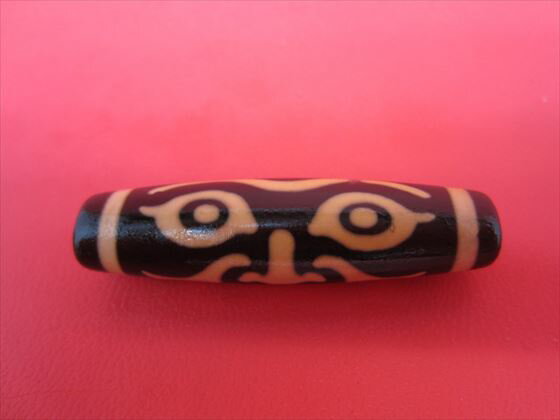 【チベット天珠】札基拉姆(ザキラム)天珠油潤加工【一点物】