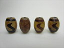 【チベット高級龍紋天珠】如意天珠14×10mm【4粒SET】