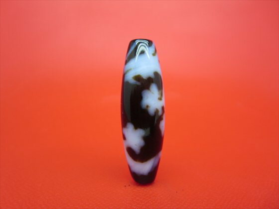 【チベット高級至純天珠】龍神天珠約38×12mm【一点物】