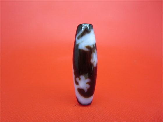 【チベット高級至純天珠】龍神天珠約38×12mm【一点物】