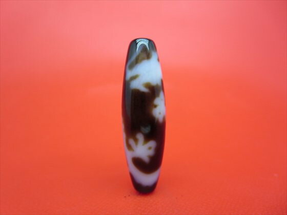 【チベット高級至純天珠】龍神天珠約40×11.6mm【一点物】