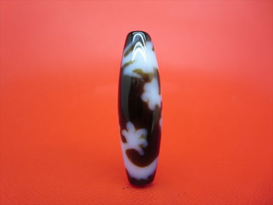 【チベット高級至純天珠】龍神天珠約39×11.6mm【一点物】