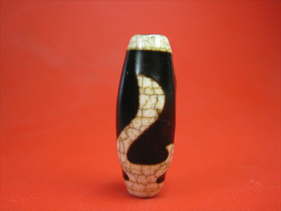 【チベット象牙白玉髄天珠】如意天珠