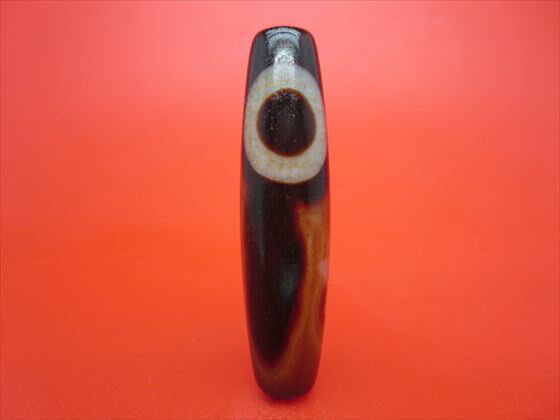 【チベット天珠】日月星天珠約52×13mm【天然模様入り】【一点物】