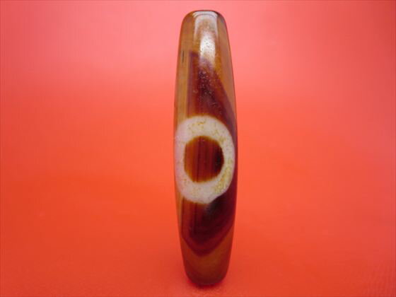 【チベット天珠】日月星天珠約53×13mm【デンドリティック】【一点物】