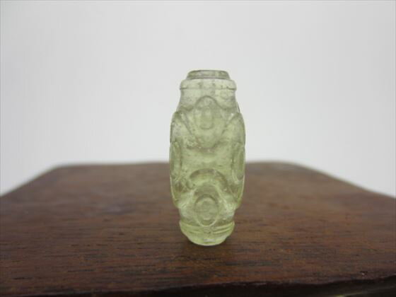 【リビアングラス天珠】九眼天珠2.5g【鑑別済み】【一点物】