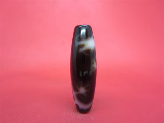 【チベット高級至純天珠】龍神天珠約38×12mm【一点物】