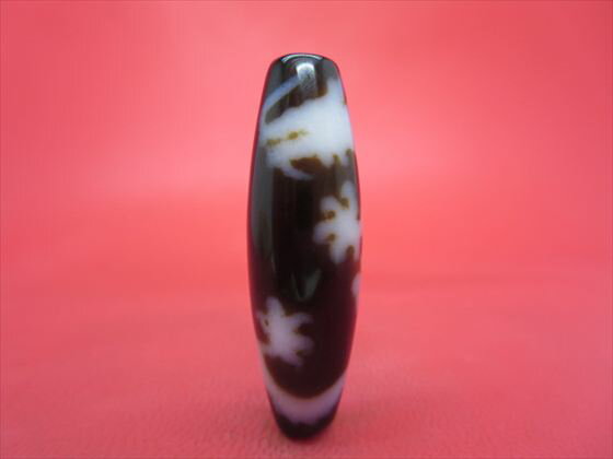 【チベット高級至純天珠】龍神天珠約39×12mm【一点物】