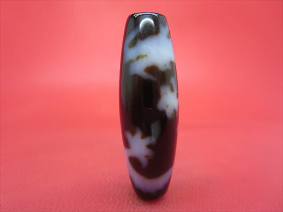 【チベット高級至純天珠】龍神天珠約37×12mm【一点物】