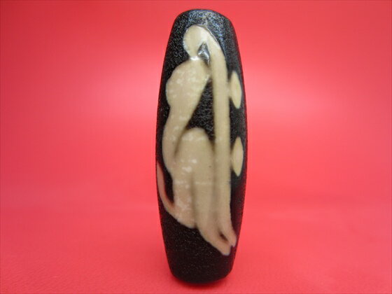 【チベット天珠】如意千手観音天珠如意阿弥陀如来天珠(キリーク)【龍鱗加工】【一点物】