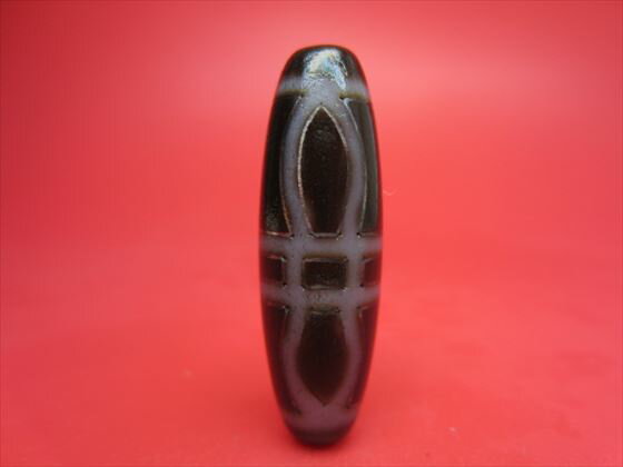 【チベット銀線天珠】金剛杵天珠【一点物】