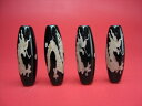 【チベット高級天珠】龍神天珠・黒30×10mm