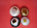 【チベット高級天珠】羊眼板珠・天眼珠約23-28×11-17mm【4粒SET】【一点物】