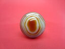 【チベット高級天珠】羊眼板珠・天眼珠約27×18mm【水晶入り】【一点物】