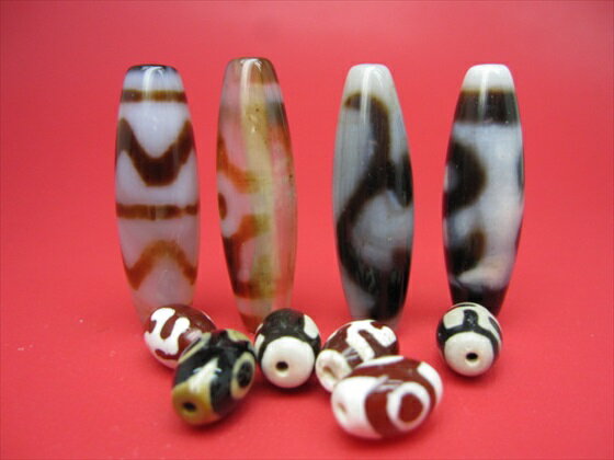 ※訳あり※【チベット天珠】バラエティミックス【10粒SET】【一点物】