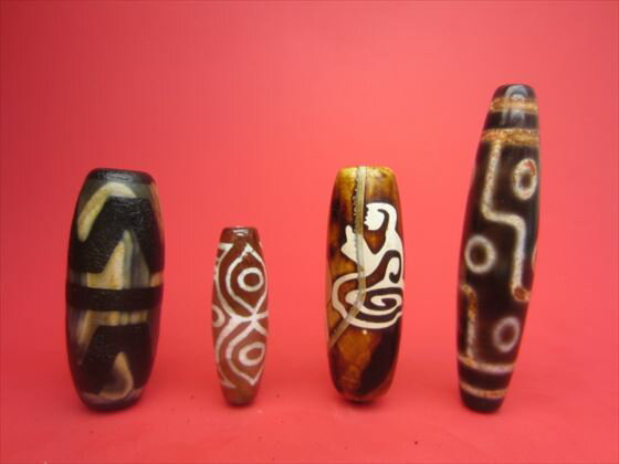 【チベット天珠】バラエティミックス【8粒SET】【一点物】