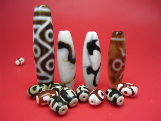 ※訳あり※【チベット天珠】バラエティミックス【20粒SET】【一点物】