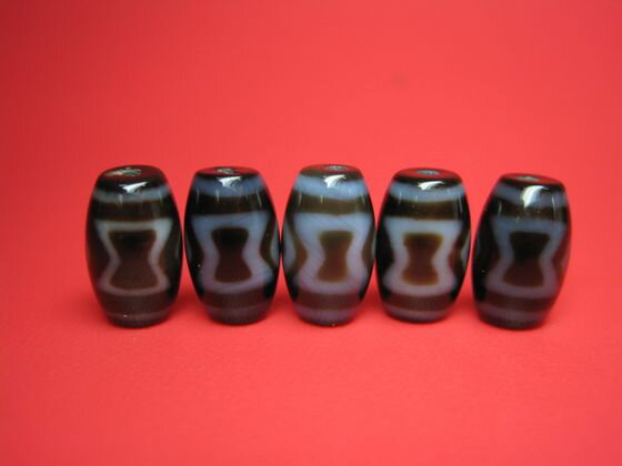 【チベット高級至純天珠】金剛二眼天珠14×9mm