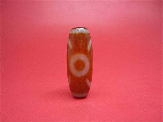 【チベット高級龍紋天珠】如意二眼天珠