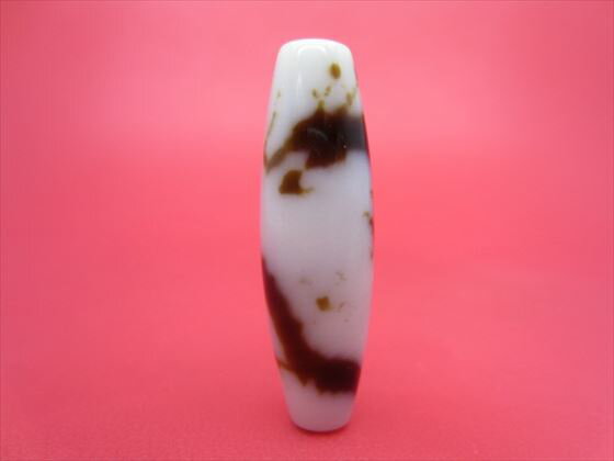 【チベット高級天珠】騎龍観音天珠・白【一点物】