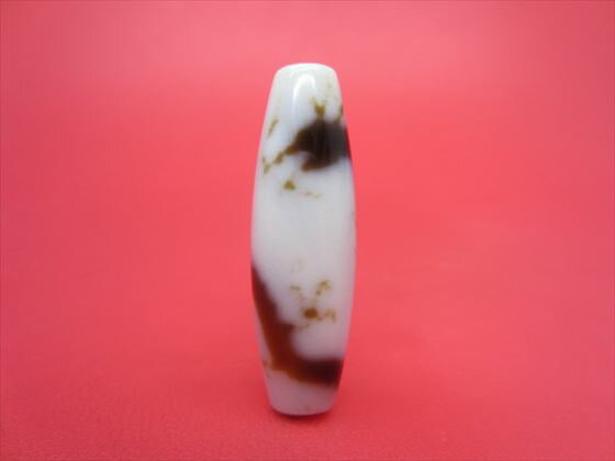 【チベット高級天珠】騎龍観音天珠・白【一点物】