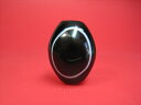 【チベット高級天珠】羊眼板珠・天眼珠約29×21×16mm【水晶入り】【一点物】