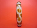 【チベット天珠】水蓮花天珠約51×13mm【天然模様入り】【一点物】