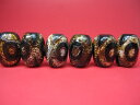 【チベット火供天珠】虎牙三眼天珠18×13mm