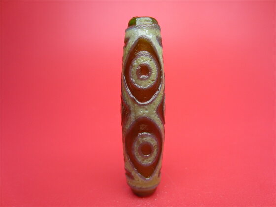 【チベット高級天珠】龍眼天珠【稀少手彫り彫刻】【一点物】