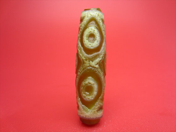 【チベット高級天珠】龍眼天珠【稀少手彫り彫刻】【一点物】