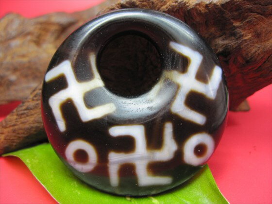 【チベット高級至純天珠】万字天珠