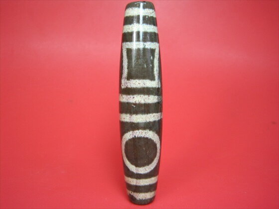 【雙天地紅朱砂天珠】