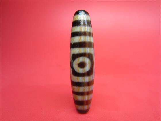 【三眼紅朱砂天珠】【馬蹄痕】【一点物】