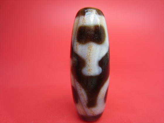 【寶瓶紅朱砂天珠】【馬蹄痕】【一点物】