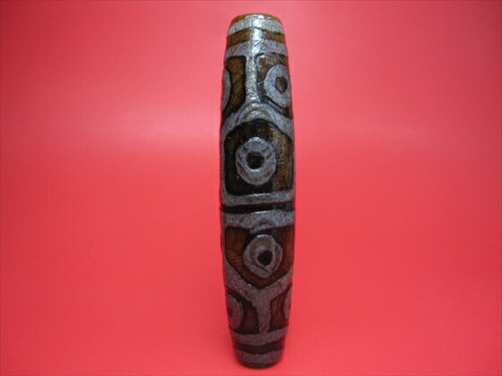 【チベット天珠:置物】亀甲十二眼天珠【一点物】