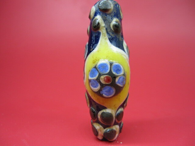 【チベットアンティークガラス天珠】多眼天珠