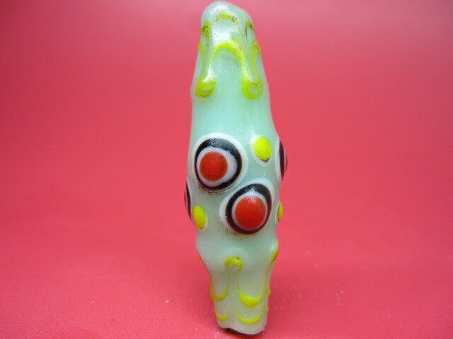 【チベットアンティークガラス天珠】多眼天珠