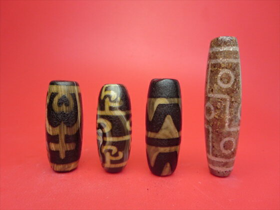 【チベット天珠】バラエティミックス【8粒SET】【一点物】