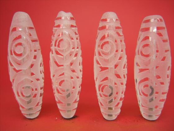 ※訳あり※【チベット水晶天珠】龍眼天珠37×12mm