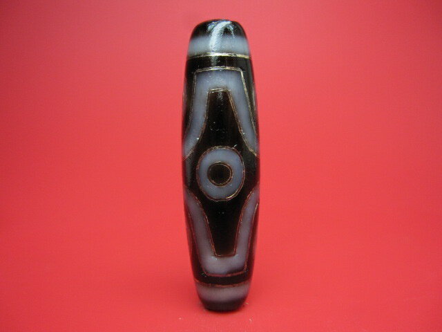 【チベット銀線天珠】六眼天珠ハンドメイド