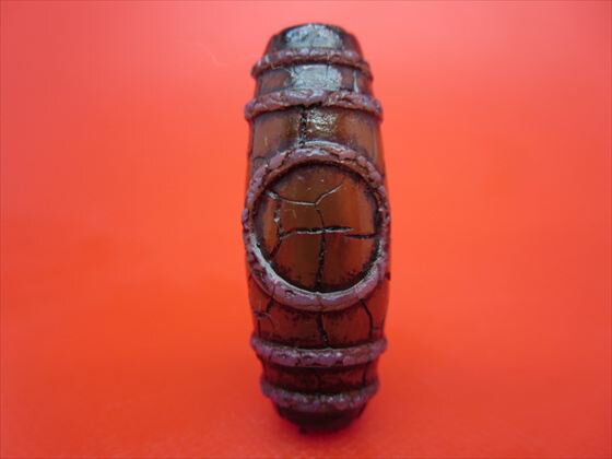 【チベット火供天珠】天地天珠約35×14mm【一点物】