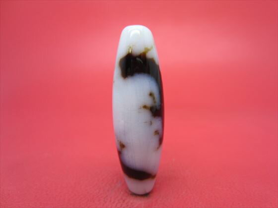 【チベット高級天珠】騎龍観音天珠・白【一点物】