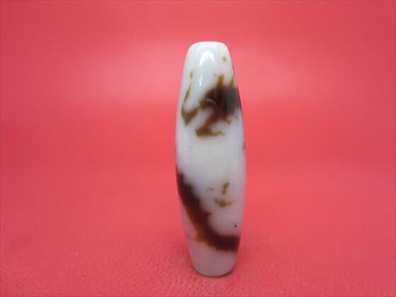 【チベット高級天珠】騎龍観音天珠・白【一点物】