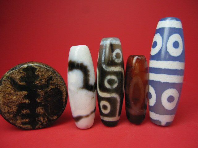 【チベット天珠】バラエティミックス【10粒SET】【一点物】