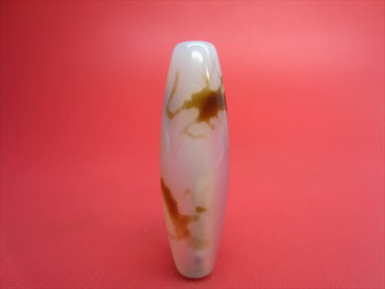 【チベット高級天珠】騎龍観音天珠・白【一点物】