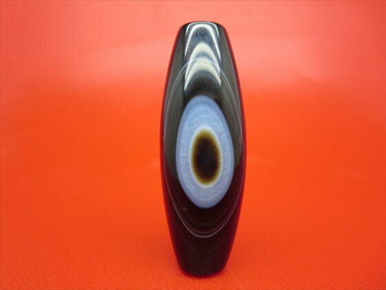 【チベット高級天珠】羊眼板珠・天眼珠約51×18mm【一点物】
