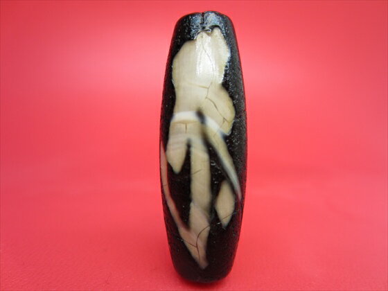 【チベット天珠】如意虚空蔵菩薩天珠(タラーク)【龍鱗加工】【一点物】