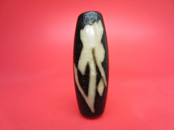 【チベット天珠】万字虚空蔵菩薩天珠(タラーク)【龍鱗加工】【一点物】